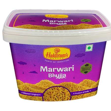 Iml tamper proof container made for haldiram's used for packaging marwari bhujia